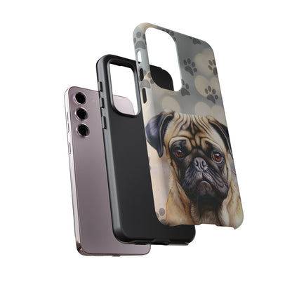 Pug Phone Case by Tough Cases (Apple iPhone, Samsung Galaxy, and Google Pixel)