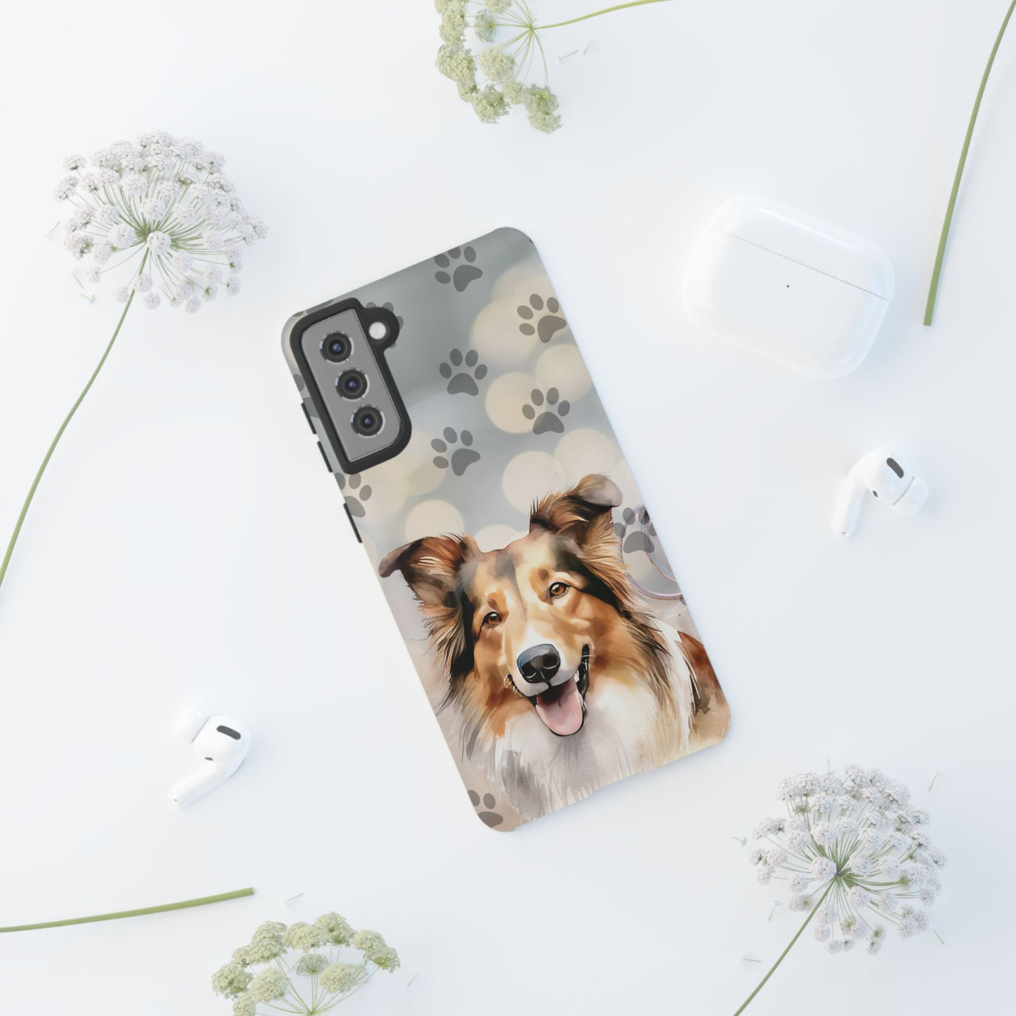 Collie Phone Case by Tough Cases (Apple iPhone, Samsung Galaxy, and Google Pixel)