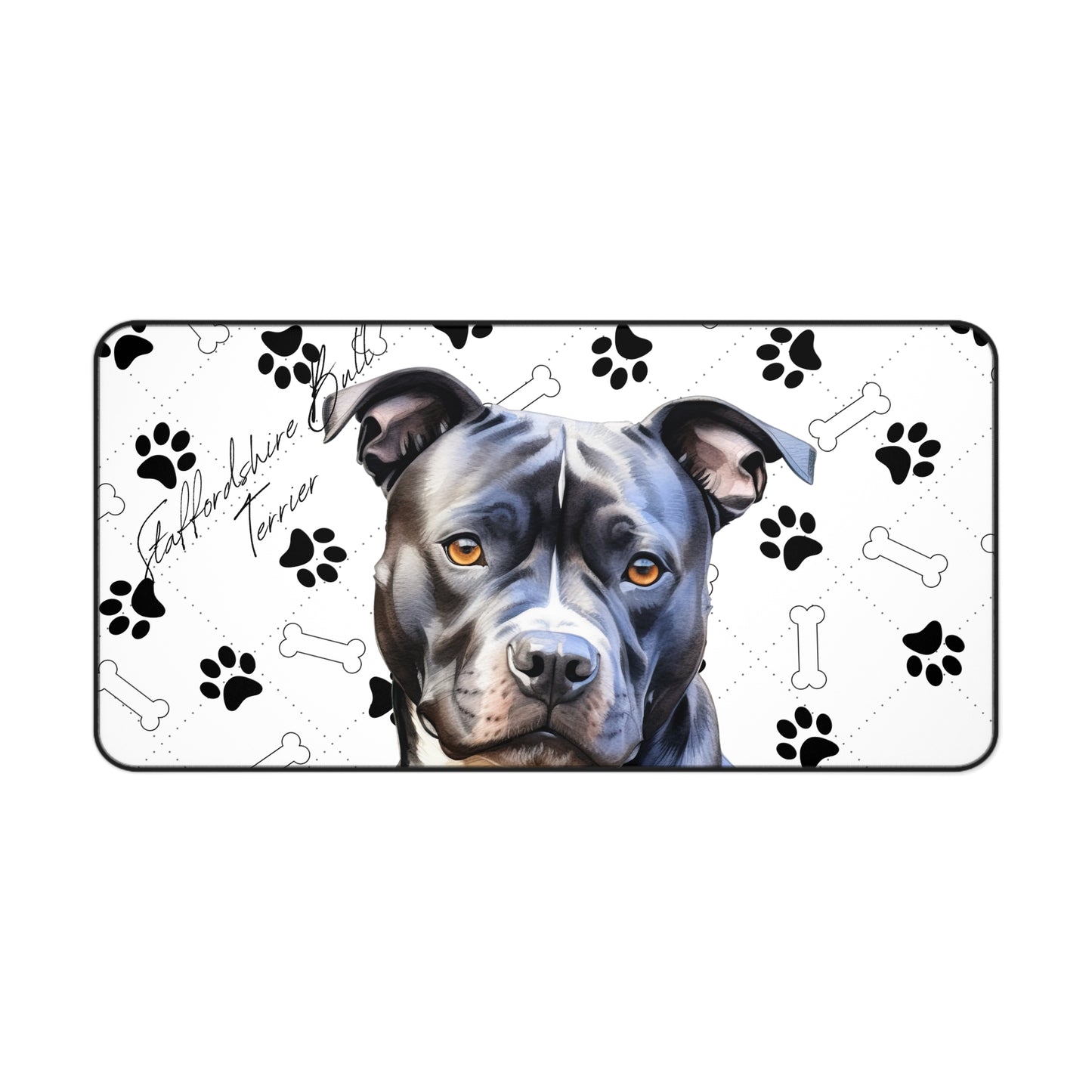 Staffordshire Terrier Desk Mat