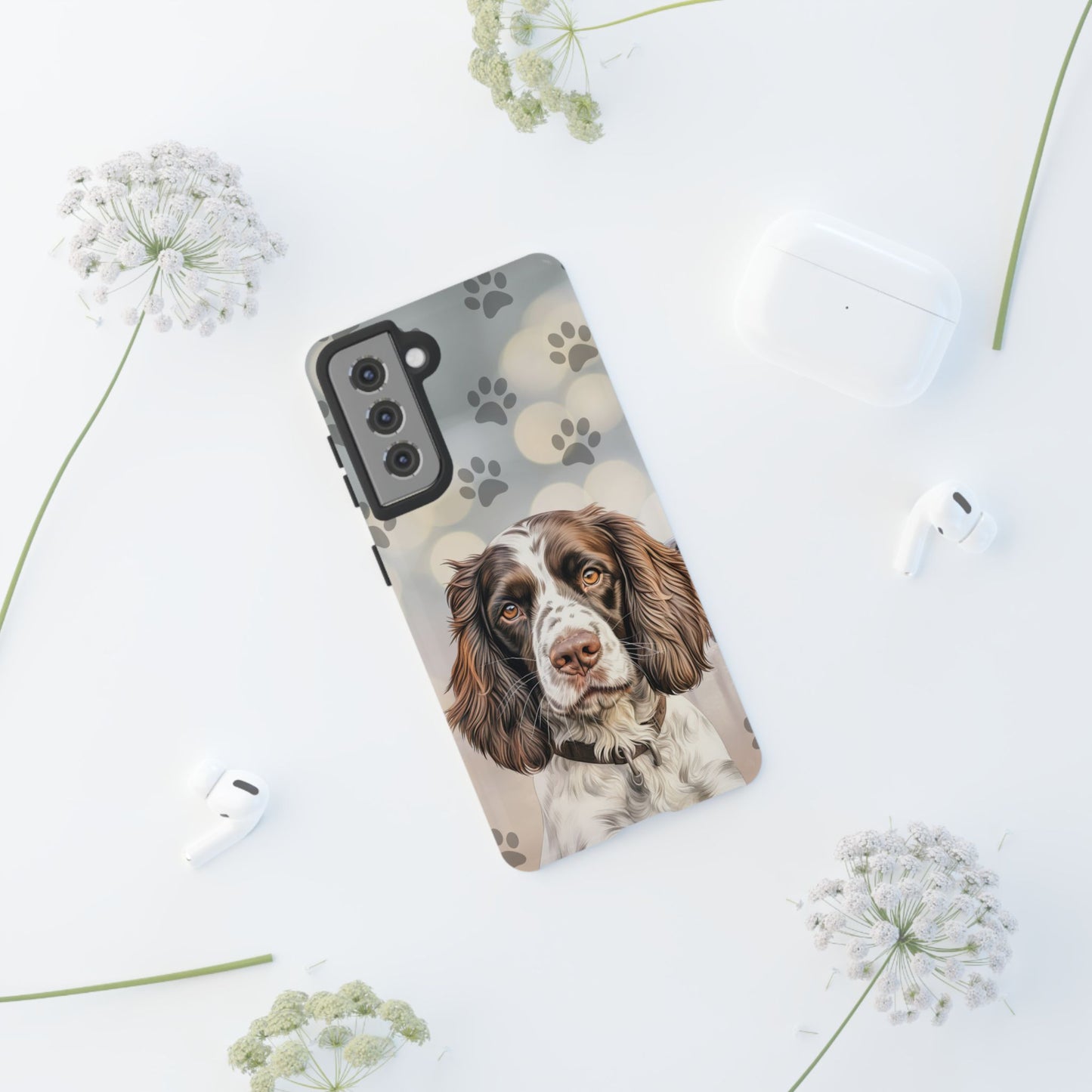 English Springer Spaniel Phone Case by Tough Cases (Apple iPhone, Samsung Galaxy, and Google Pixel)