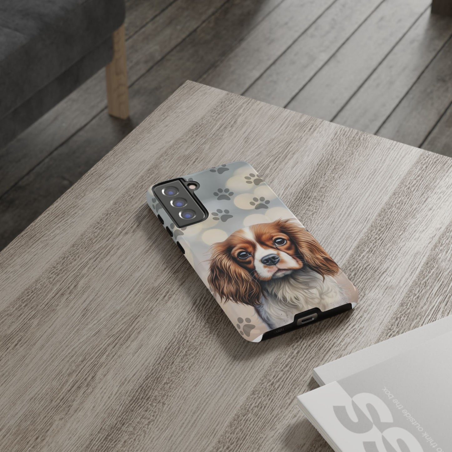 Cavalier King Charles Spaniel phone case by Tough Cases (Apple iPhone, Samsung Galaxy, and Google Pixel)