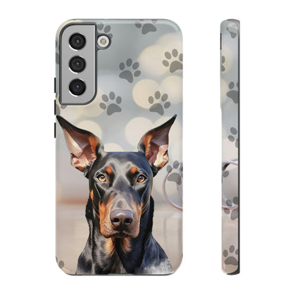 Doberman Phone Case by Tough Cases (Apple iPhone, Samsung Galaxy, and Google Pixel)