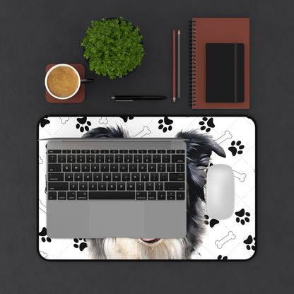 Border Collie Desk Mat