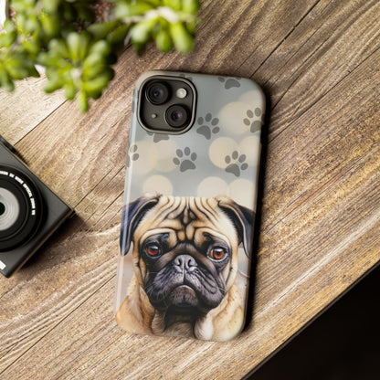 Pug Phone Case by Tough Cases (Apple iPhone, Samsung Galaxy, and Google Pixel)