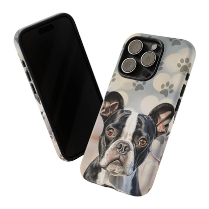 Boston Terrier Phone Case by Tough Cases (Apple iphone, Samsung galaxy, Google Pixel) Boston Terrier