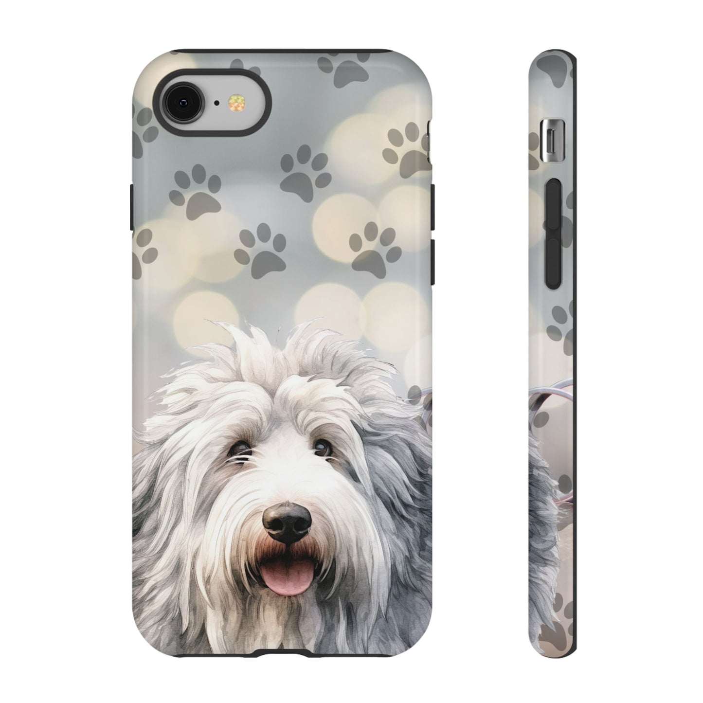 Old English Sheepdog by Tough Cases (Apple iPhone, Samsung Galaxy, and Google Pixel devices)