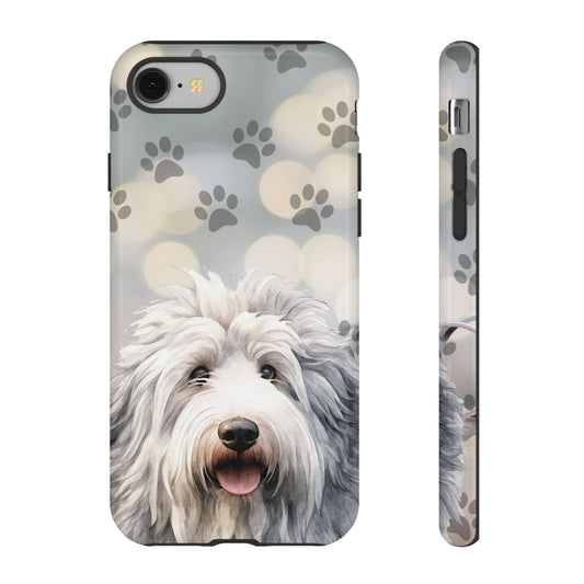 Old English Sheepdog by Tough Cases (Apple iPhone, Samsung Galaxy, and Google Pixel devices)
