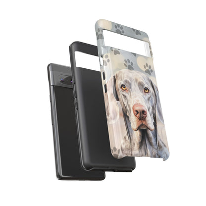 Weimaraner Phone Case by Tough Cases (Apple iPhone, Samsung Galaxy, and Google Pixel)