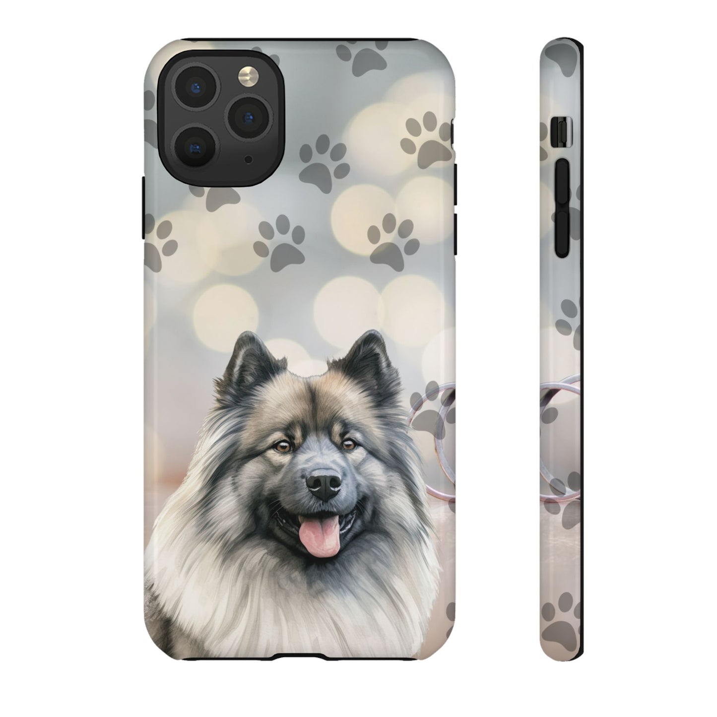 Keeshond Phone Case by Tough Cases ( Apple iPhone, Samsung Galaxy, and Google Pixel)