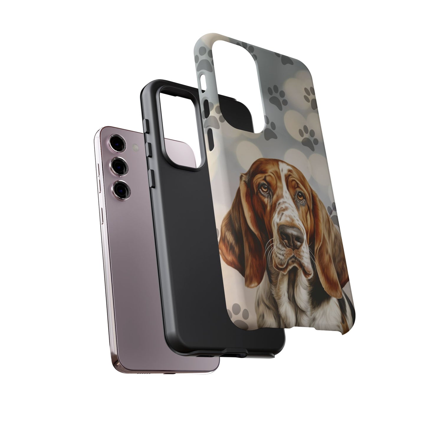Basset Hound Phone Case by Tough Cases (Apple iPhone, Samsung Galaxy, and Google Pixel)