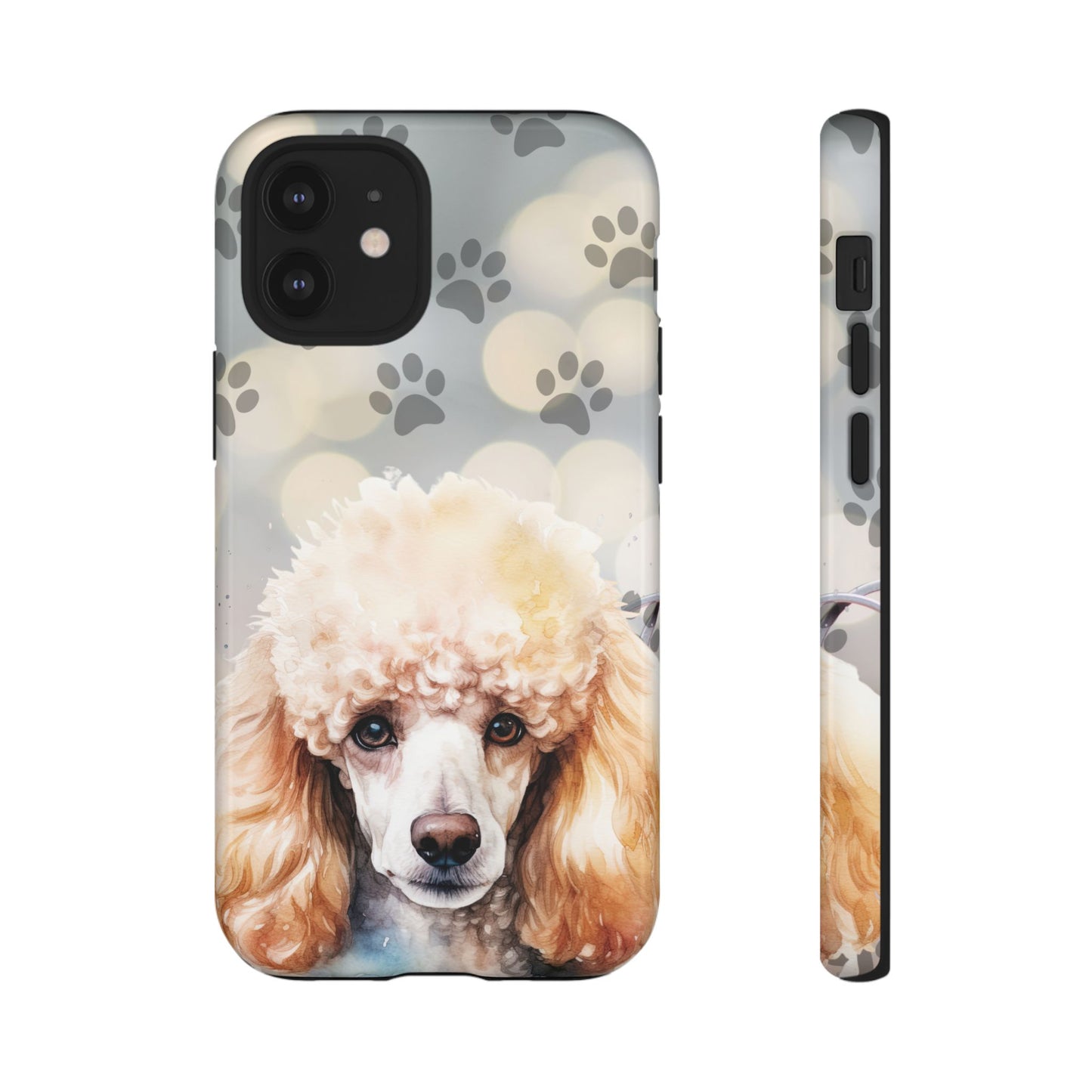 Poodle Phone Case by Tough Cases (Apple iPhone, Samsung Galaxy, and Google Pixel )