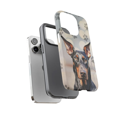 Doberman Phone Case by Tough Cases (Apple iPhone, Samsung Galaxy, and Google Pixel)