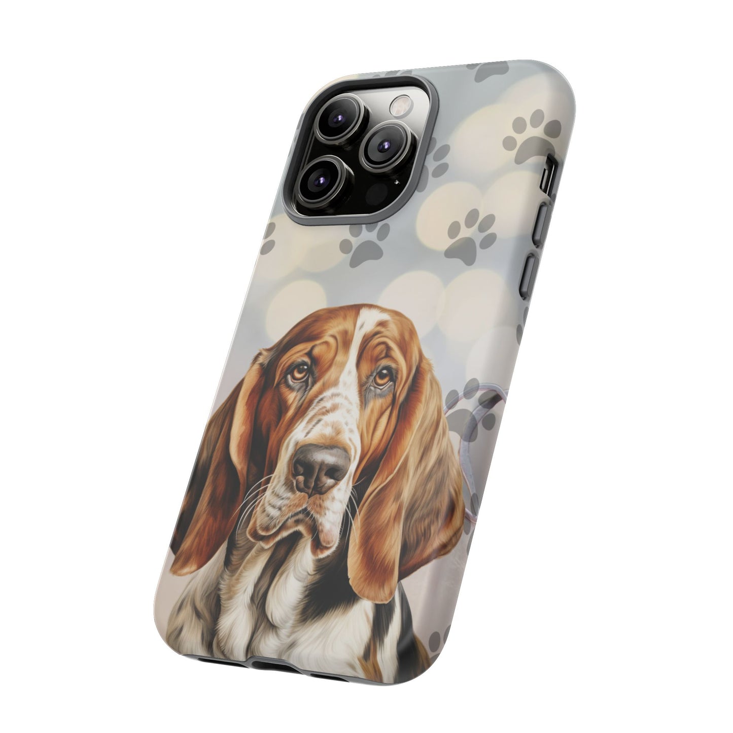 Basset Hound Phone Case by Tough Cases (Apple iPhone, Samsung Galaxy, and Google Pixel)