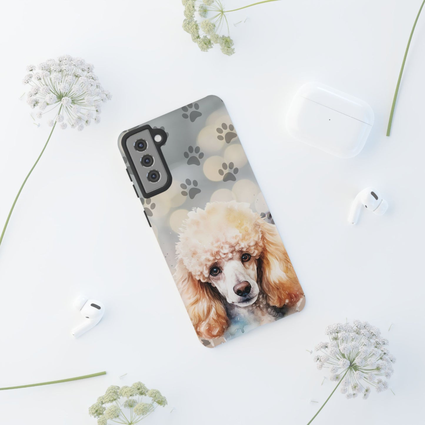 Poodle Phone Case by Tough Cases (Apple iPhone, Samsung Galaxy, and Google Pixel )