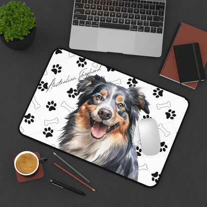 Australian Shepherd Desk Mat