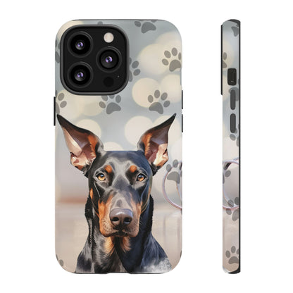 Doberman Phone Case by Tough Cases (Apple iPhone, Samsung Galaxy, and Google Pixel)