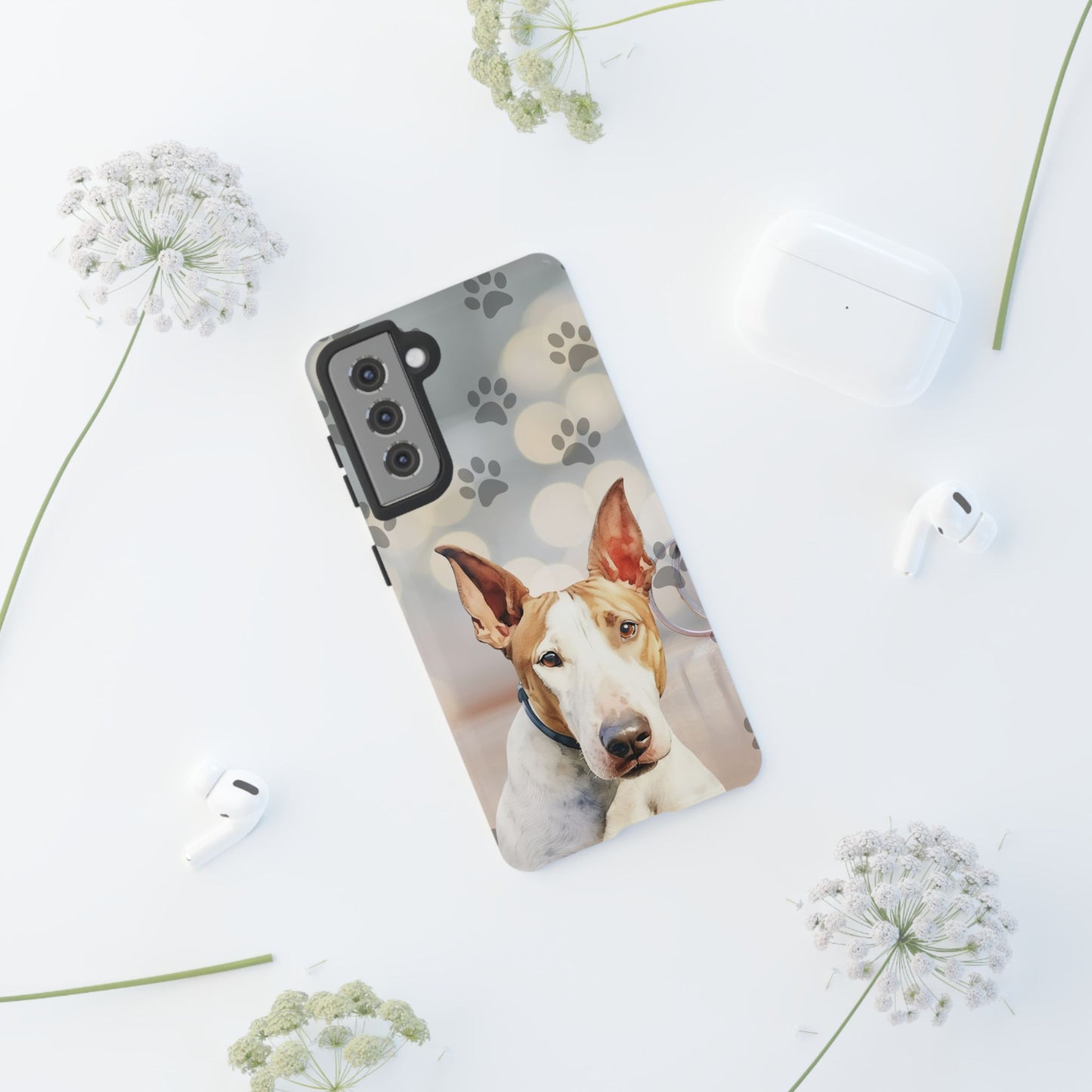 Bull Terrier Phone Case by Tough Cases (Apple iPhone, Samsung Galaxy, and Google Pixel)