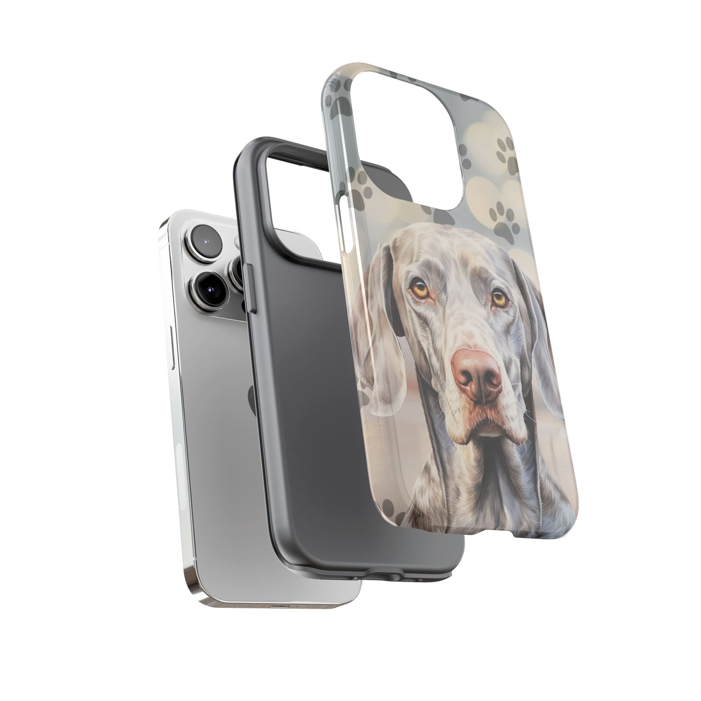 Weimaraner Phone Case by Tough Cases (Apple iPhone, Samsung Galaxy, and Google Pixel)