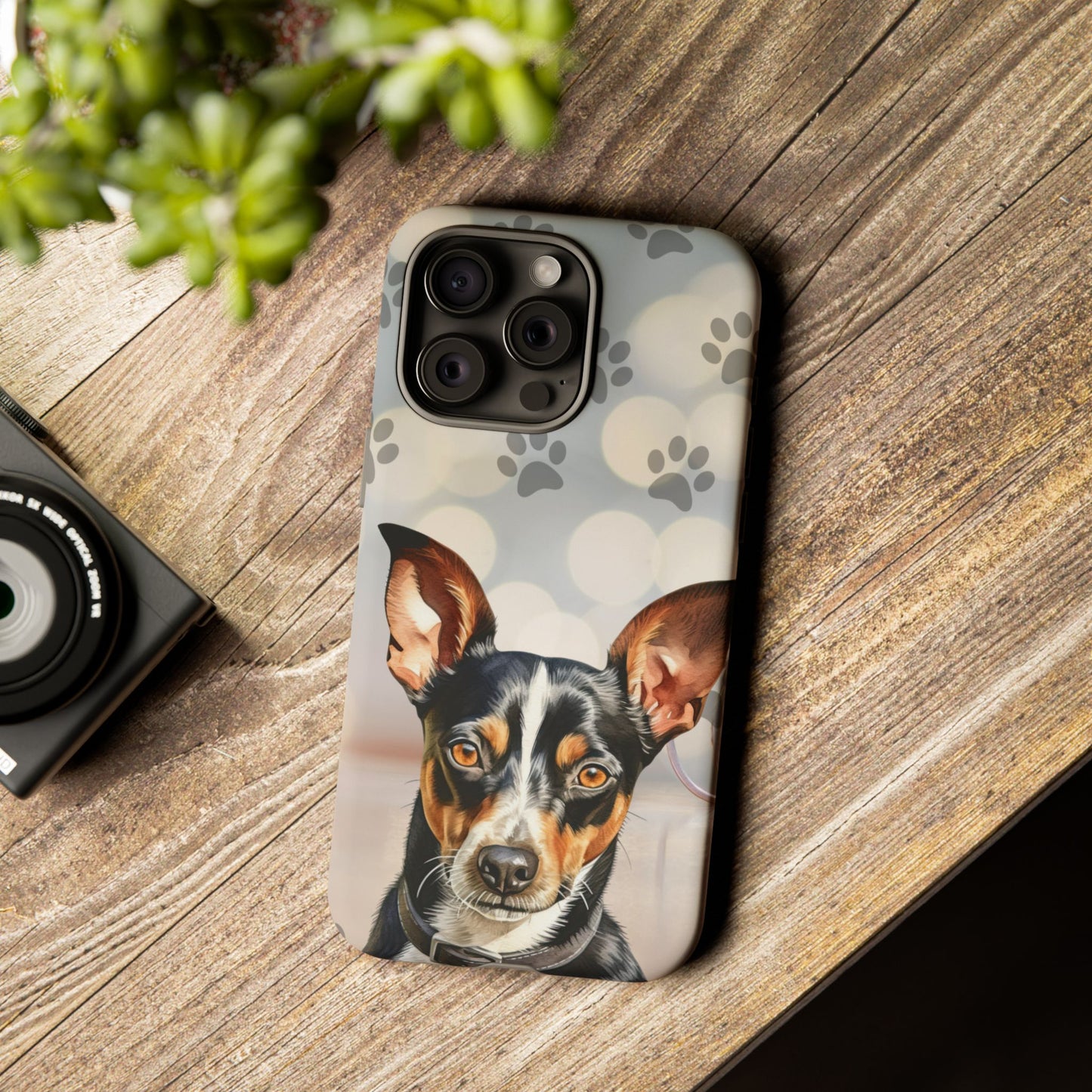 Rat Terrier by Tough Cases a (Apple iPhone, Samsung Galaxy, and Google Pixel)