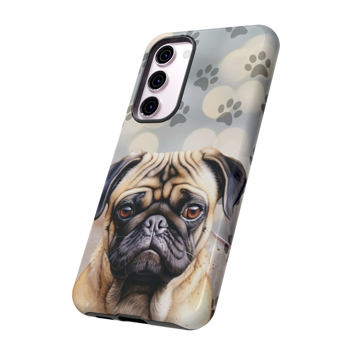 Pug Phone Case by Tough Cases (Apple iPhone, Samsung Galaxy, and Google Pixel)