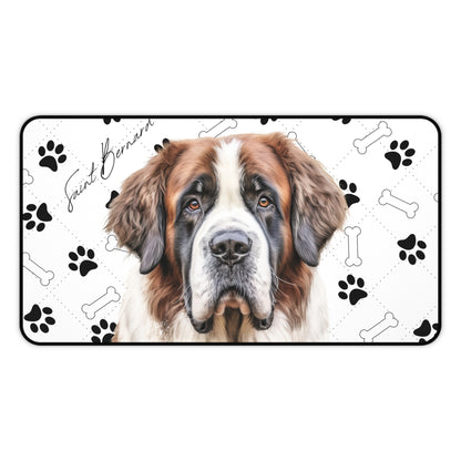 Saint Bernard Desk Mat
