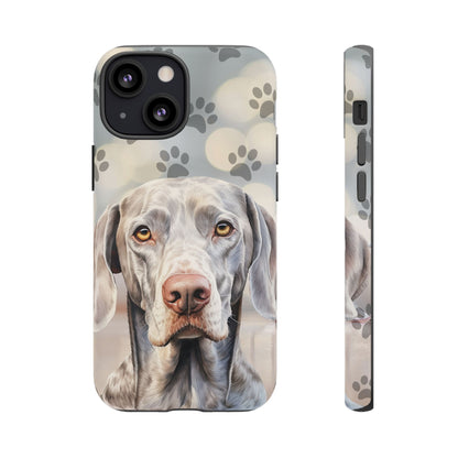 Weimaraner Phone Case by Tough Cases (Apple iPhone, Samsung Galaxy, and Google Pixel)
