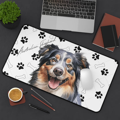 Australian Shepherd Desk Mat