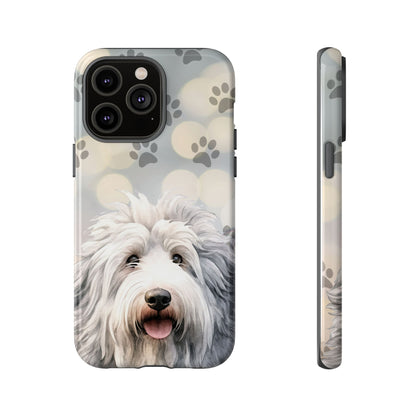 Old English Sheepdog by Tough Cases (Apple iPhone, Samsung Galaxy, and Google Pixel devices)