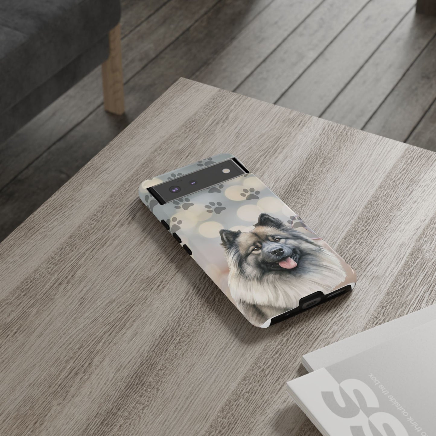 Keeshond Phone Case by Tough Cases ( Apple iPhone, Samsung Galaxy, and Google Pixel)