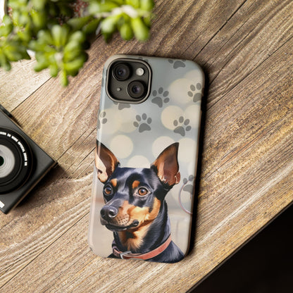 Miniature Pinscher by Tough Cases (Apple iPhone, Samsung Galaxy, and Google Pixel)