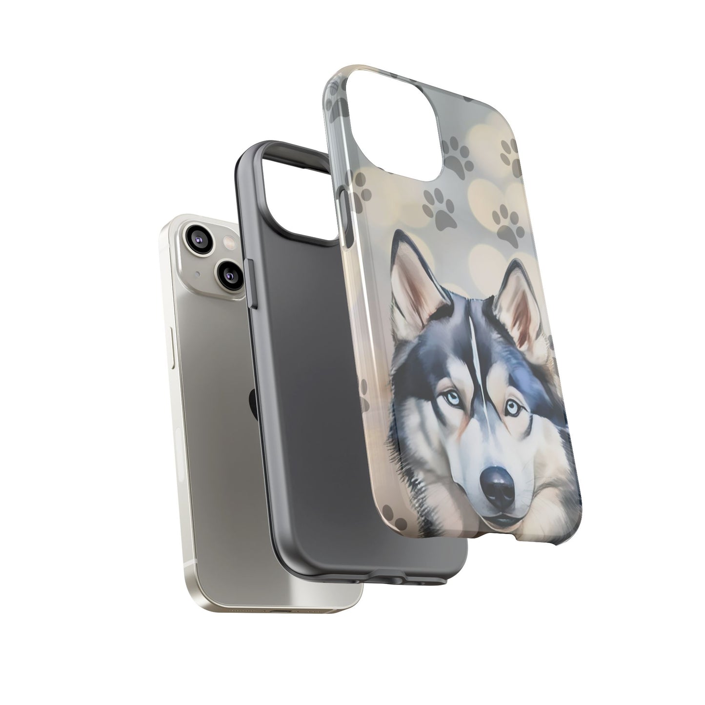 Siberian Husky Phone Cases by Tough Cases (Apple iPhone, Samsung Galaxy, and Google Pixel)