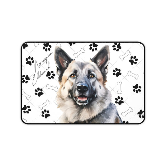 Norwegian Elkhound Desk Mat