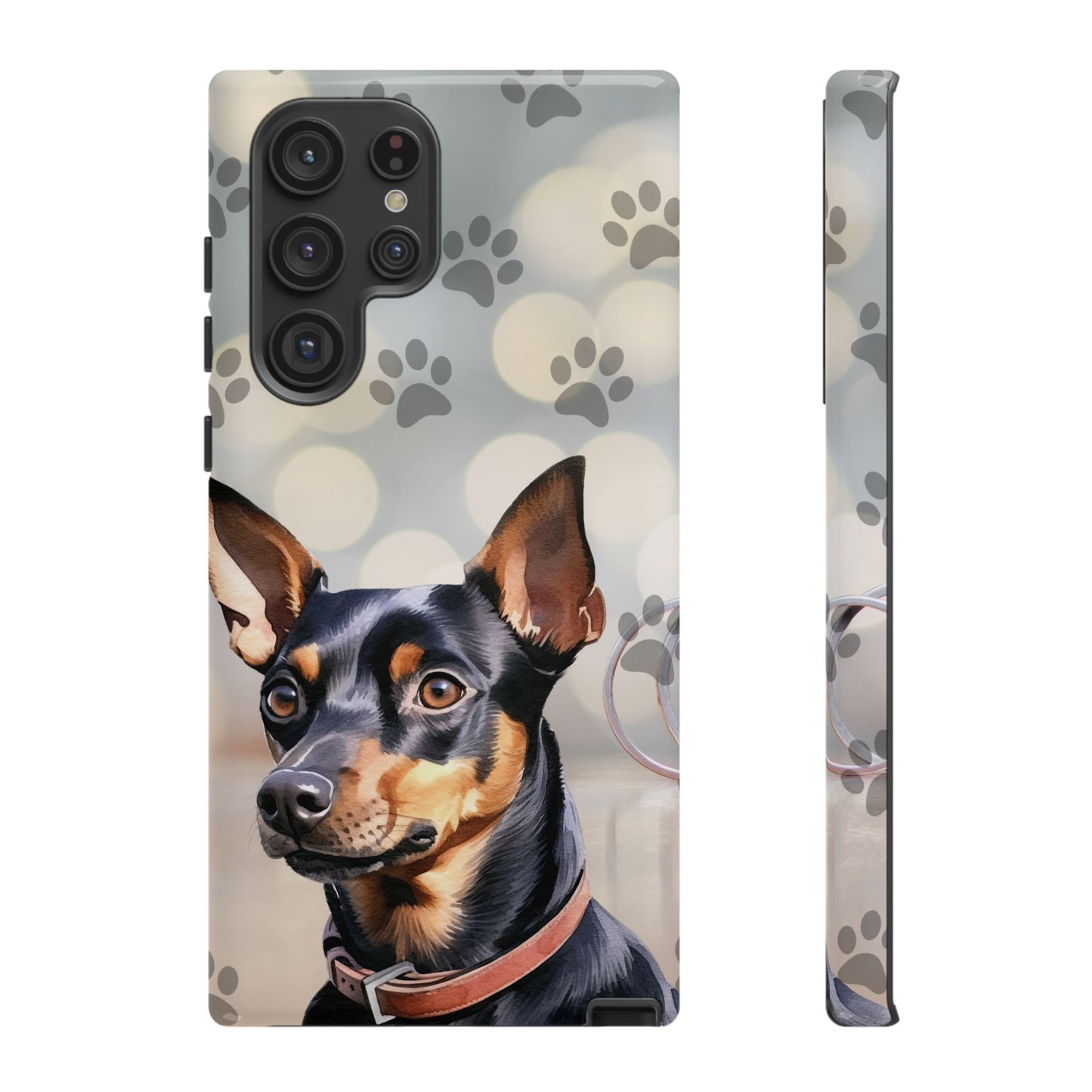 Miniature Pinscher by Tough Cases (Apple iPhone, Samsung Galaxy, and Google Pixel)