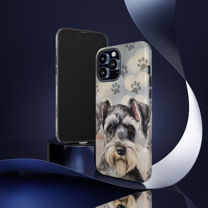 Miniature Schnauzer by Tough Cases (Apple iPhone, Samsung Galaxy, and Google Pixel)