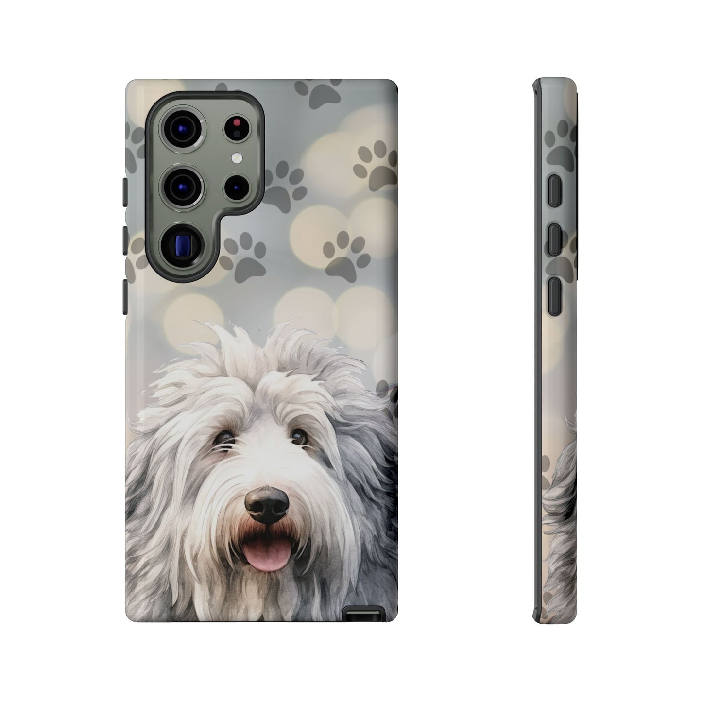 Old English Sheepdog by Tough Cases (Apple iPhone, Samsung Galaxy, and Google Pixel devices)
