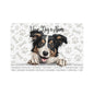 Collie Custom Dog Food Mat with Name, Personalized Pet Feeding Mat, Dog Owner Gift, Kitchen Decor for Pet Lovers, Dog Supplies, Unique Dog [...]