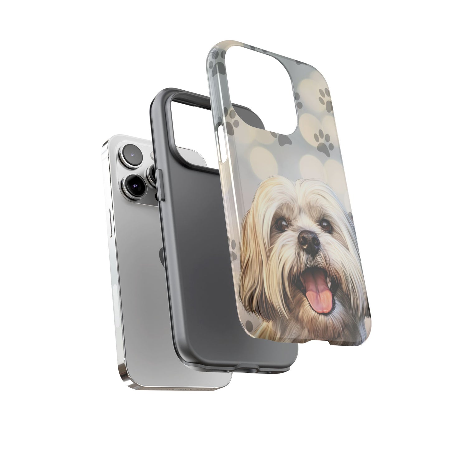 Lhasa Apso Phone Case by Tough Cases (Apple iPhone, Samsung Galaxy, and Google Pixel)