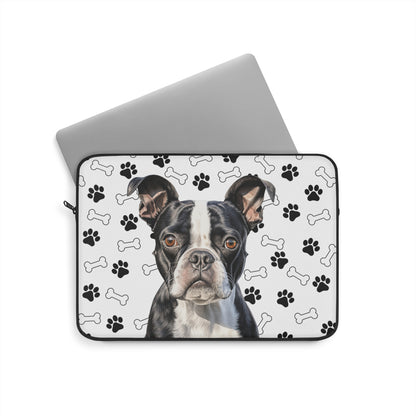 Boston Terrier Laptop Sleeve