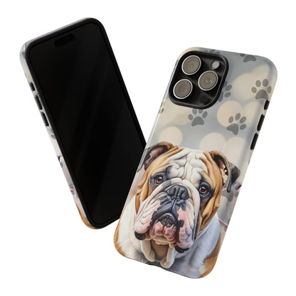 Bull Dog Phone Case by Tough Cases (Apple iPhone, Samsung Galaxy, and Google Pixel)