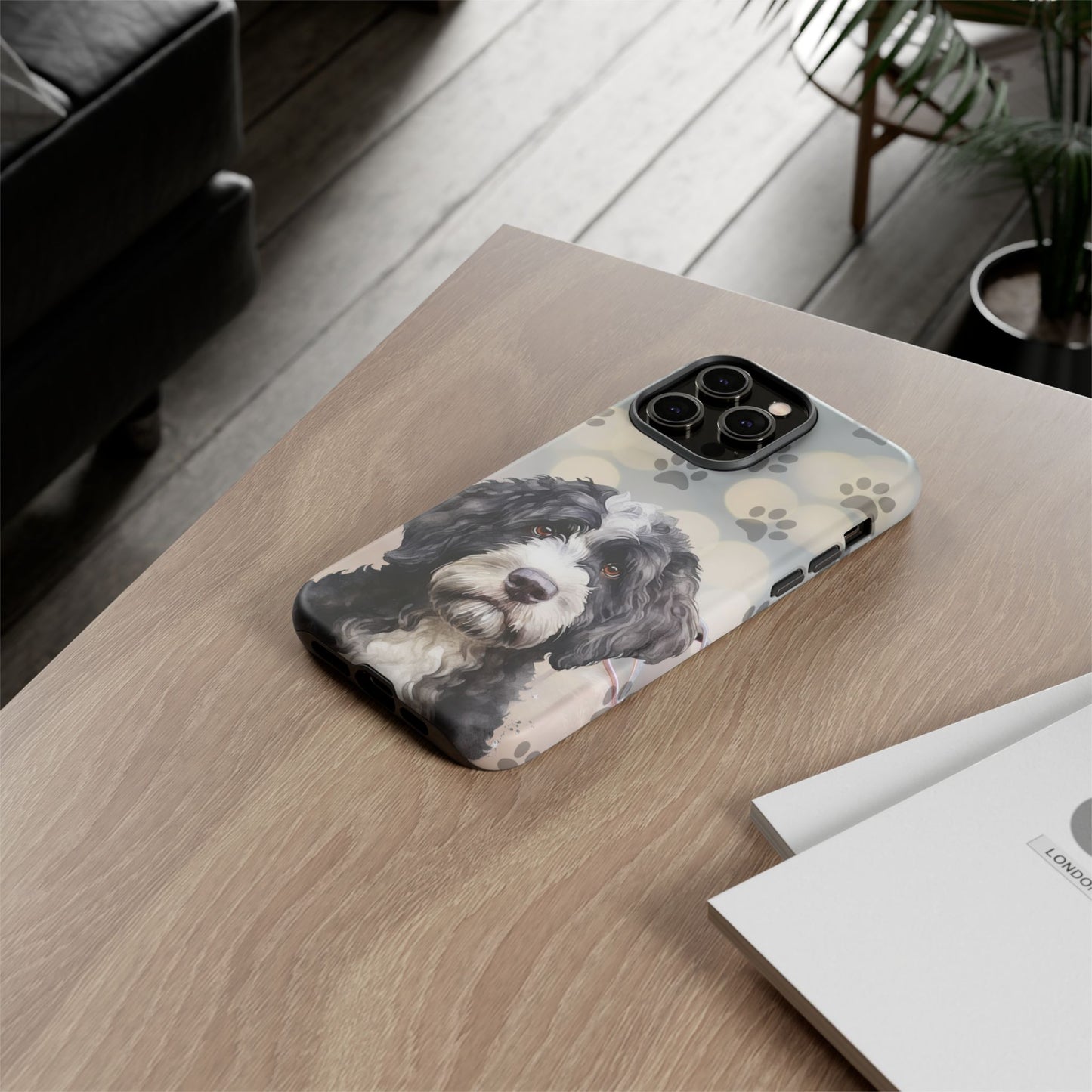 Portuguese Water Dog by Tough Cases (Apple iPhone, Samsung Galaxy, and Google Pixel)