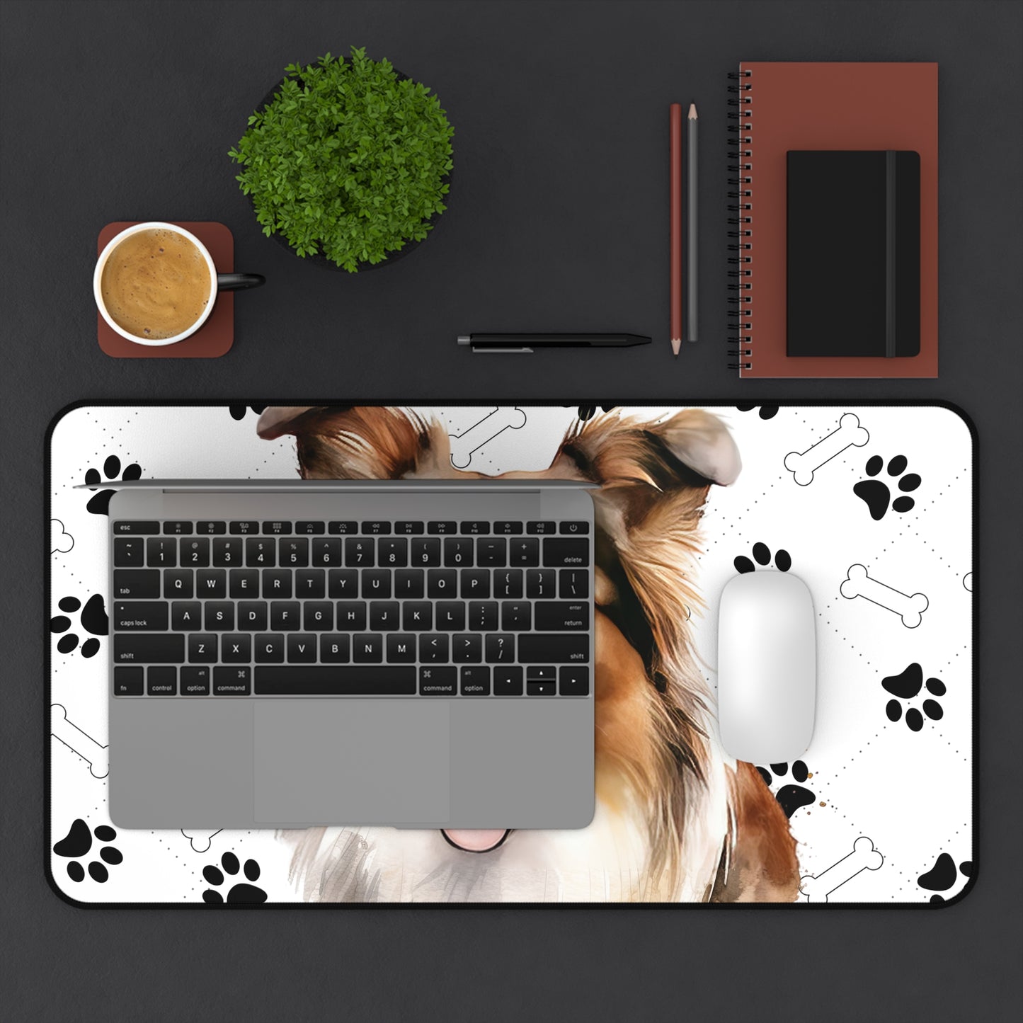 Collie Desk Mat