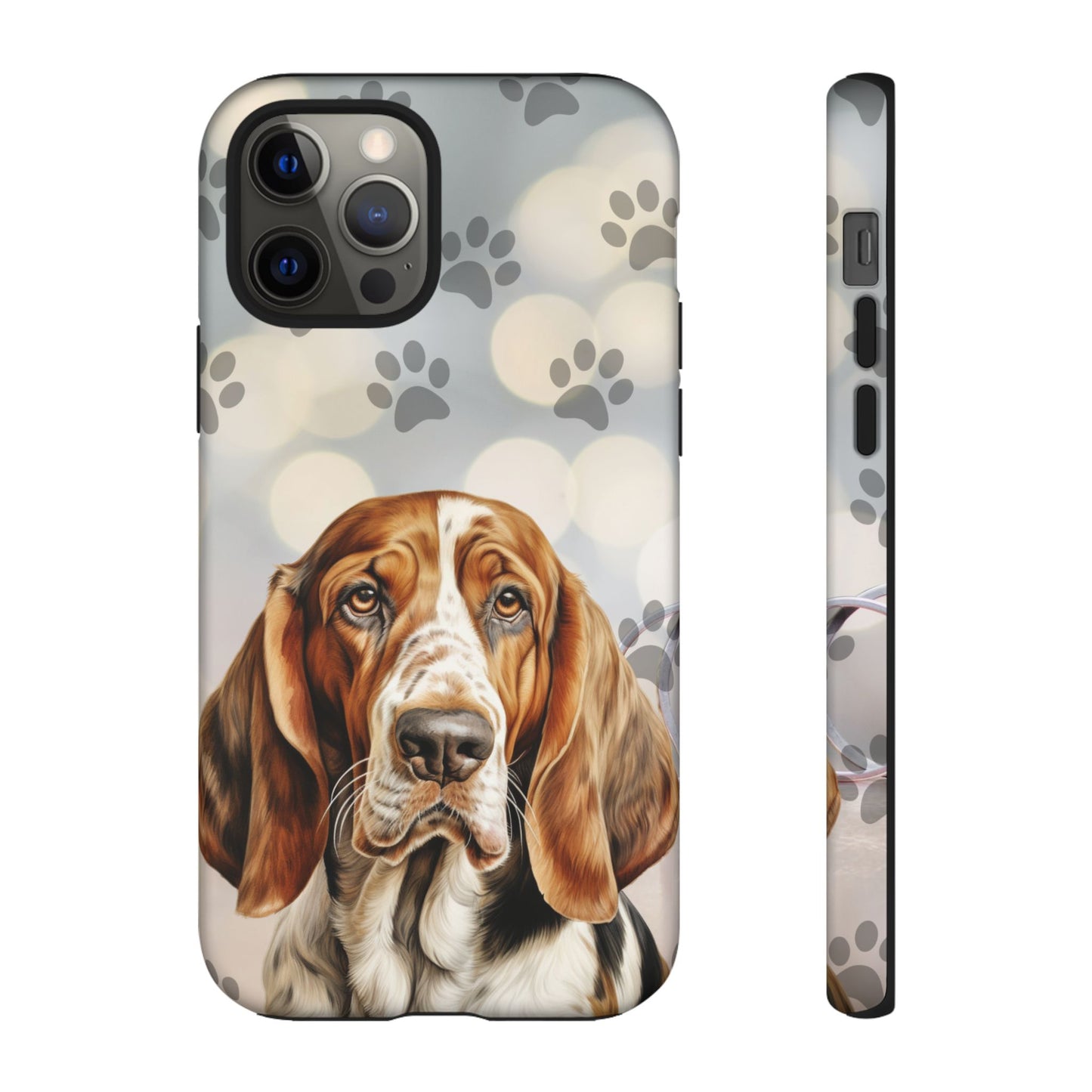 Basset Hound Phone Case by Tough Cases (Apple iPhone, Samsung Galaxy, and Google Pixel)