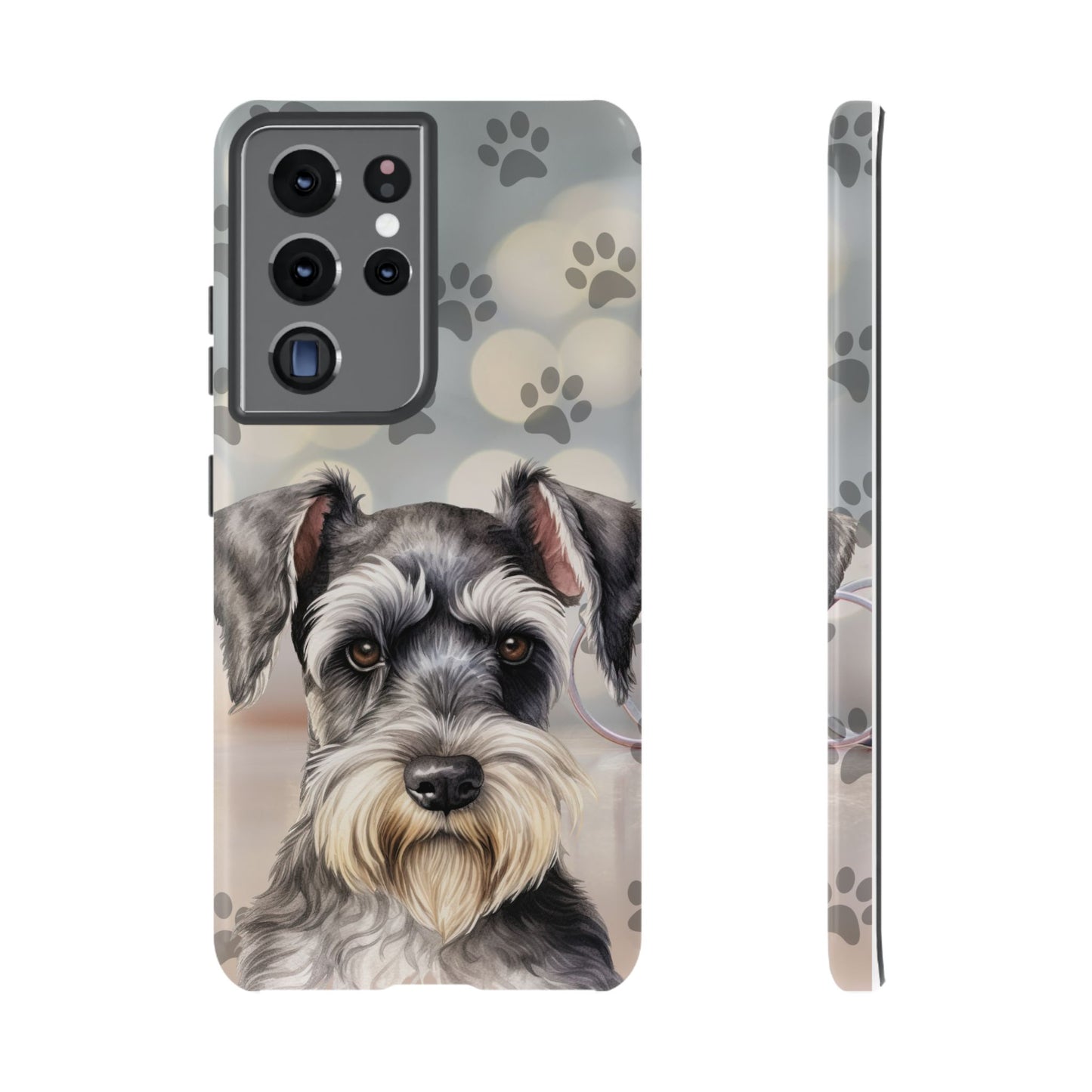 Miniature Schnauzer by Tough Cases (Apple iPhone, Samsung Galaxy, and Google Pixel)