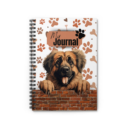Leonberger Spiral Notebook - Ruled Line