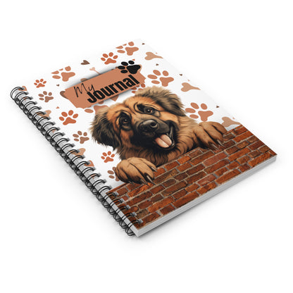 Leonberger Spiral Notebook - Ruled Line