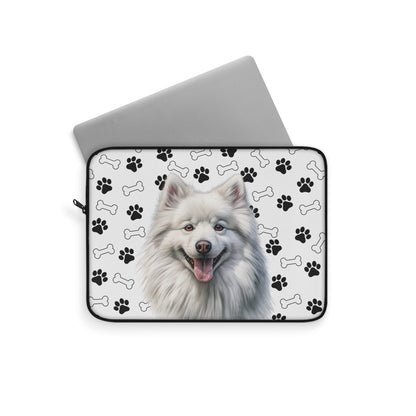 American Eskimo Laptop Sleeve