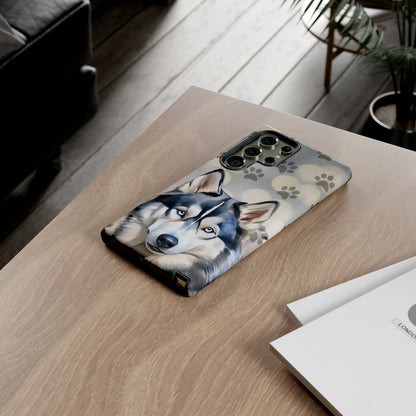 Siberian Husky Phone Cases by Tough Cases (Apple iPhone, Samsung Galaxy, and Google Pixel)