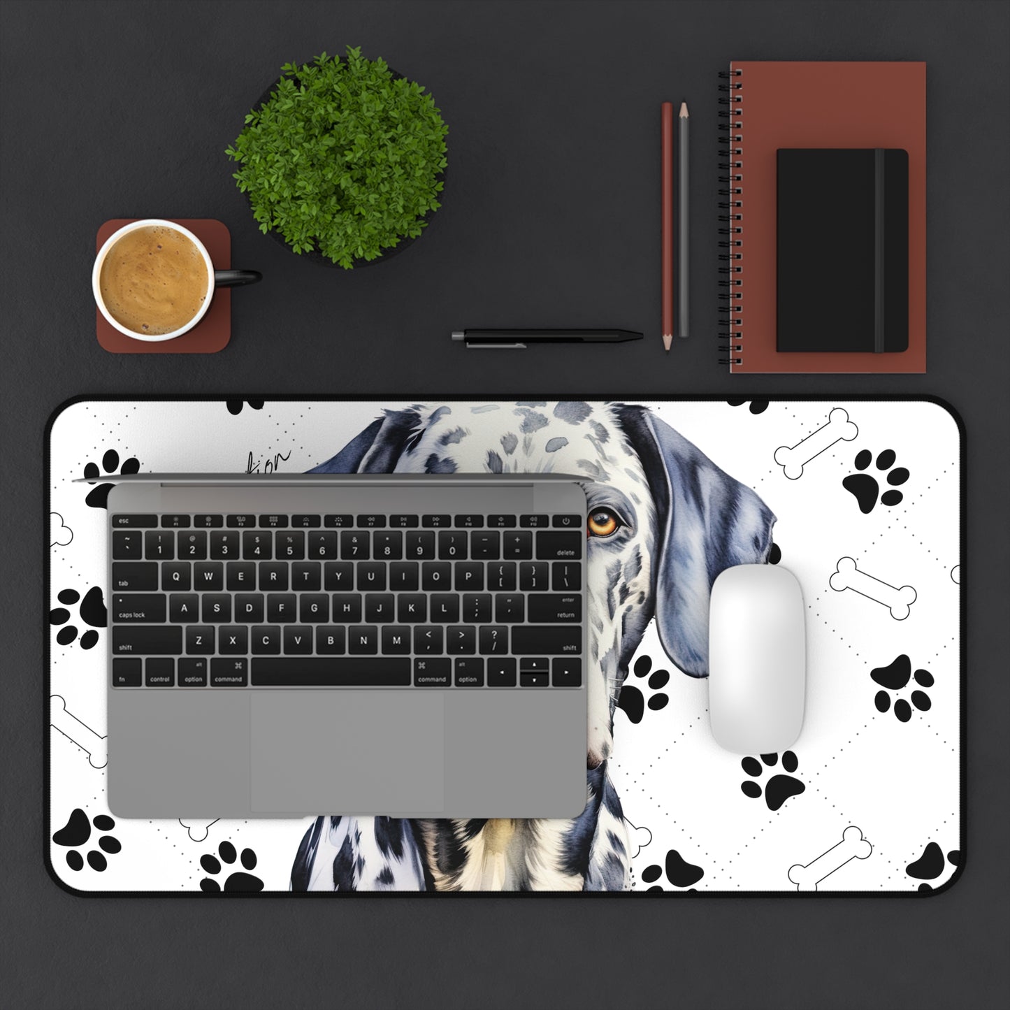 Dalmatian Desk Mat