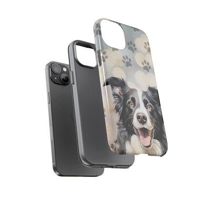 Border Collie Phone Case by Tough Cases (Apple iPhone, Samsung Galaxy, and Google Pixel)