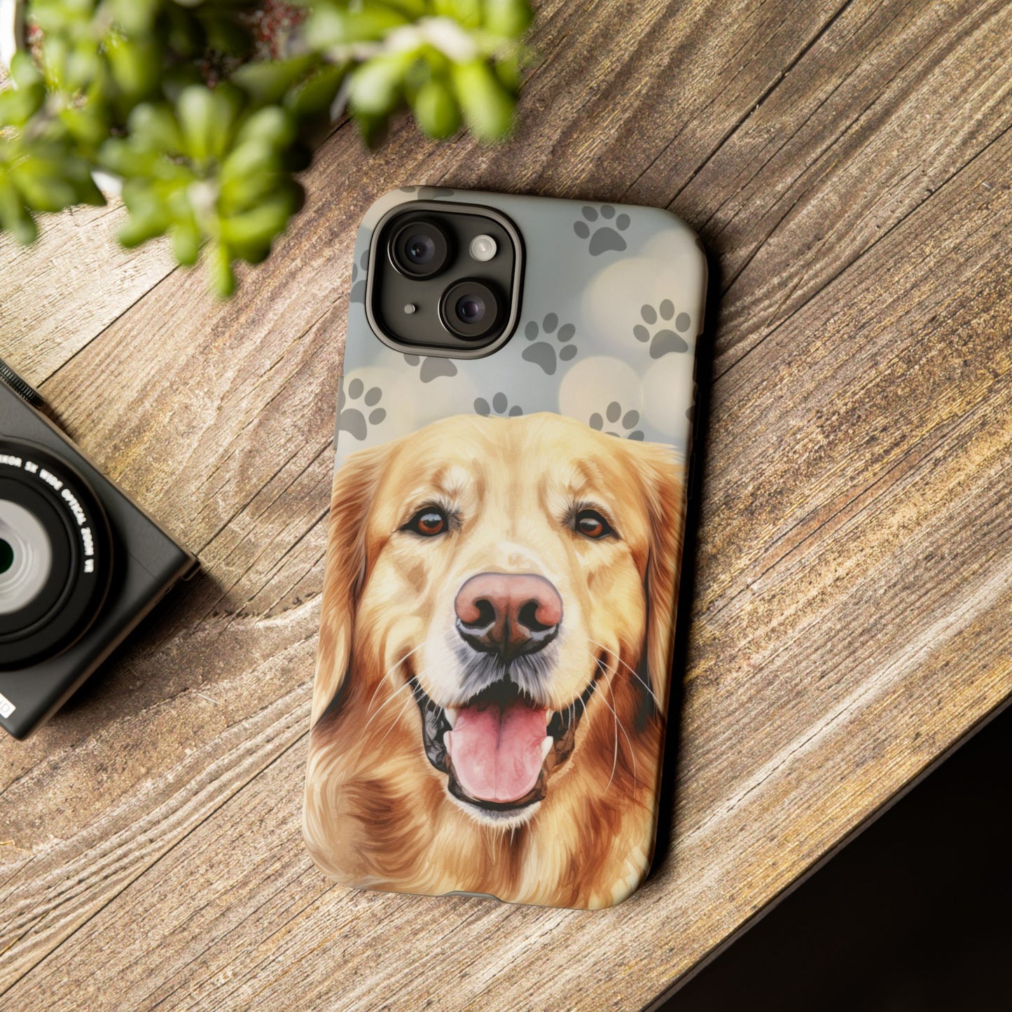 Golden Retriever Phone Case by Tough Cases (iphone 15, pro and Max)
